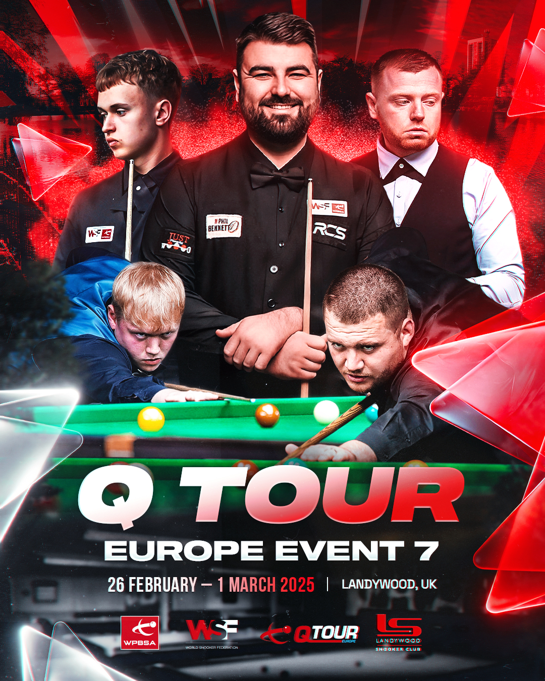 Tour Event Q Tour Europe 2025/26 | Event 7 Draw & Format - WPBSA