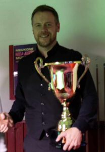 Robin Hull holds the Nordic trophy.