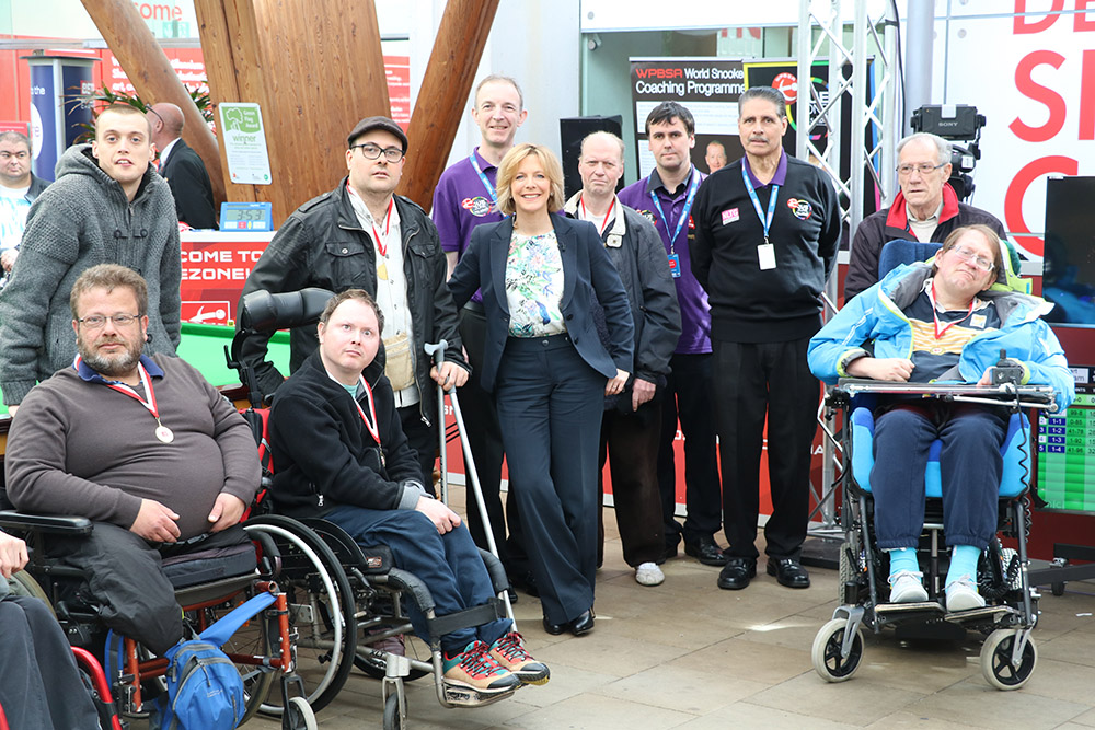 David Weller plays snooker WDBS